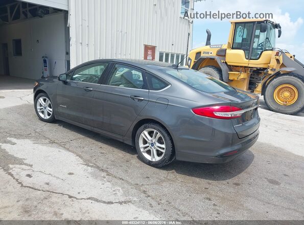 3FA6P0UU3JR254571 2018 FORD FUSION HYBRID Gray Հետևի ձախ