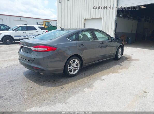 3FA6P0UU3JR254571 2018 FORD FUSION HYBRID Gray Հետևի աջ