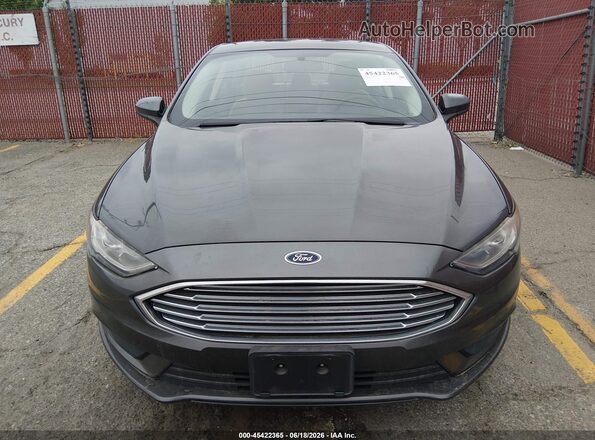 3FA6P0UU3JR278918 2018 FORD FUSION HYBRID Gray Вид щитка приладів