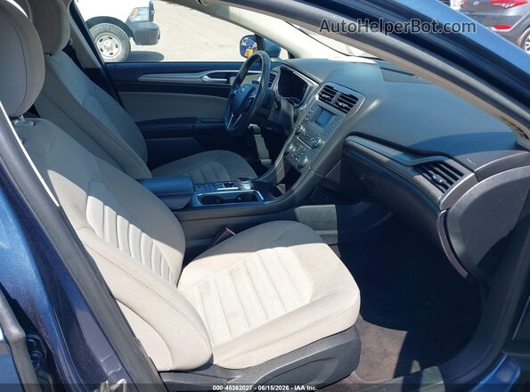 3FA6P0UU3JR279048 2018 FORD FUSION HYBRID Blue Vista interior delantera