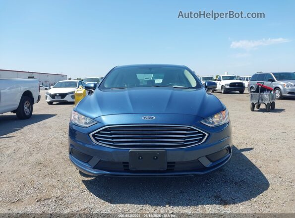 3FA6P0UU3JR279048 2018 FORD FUSION HYBRID Blue Vista interior trasera