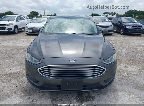 3FA6P0UU4JR235849 2018 FORD FUSION HYBRID Gray Սարքավորումների վահանակի տեսք