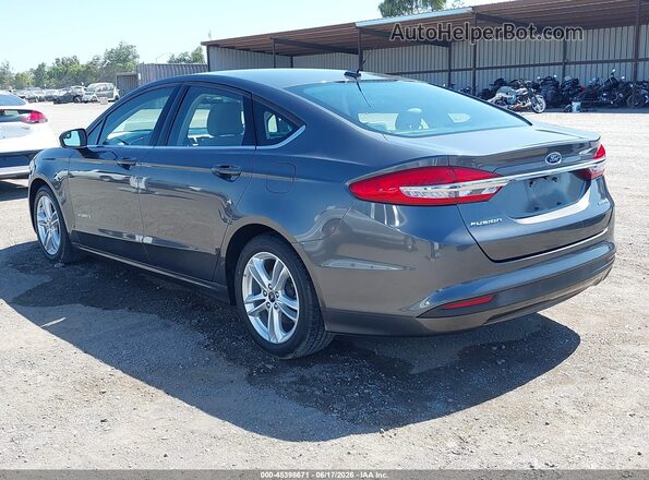 3FA6P0UU4JR243532 2018 FORD FUSION HYBRID Gray Հետևի ձախ