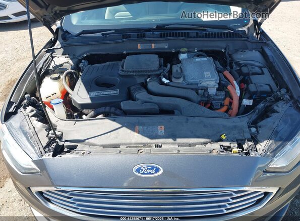 3FA6P0UU4JR243532 2018 FORD FUSION HYBRID Gray Հետևի տեսք