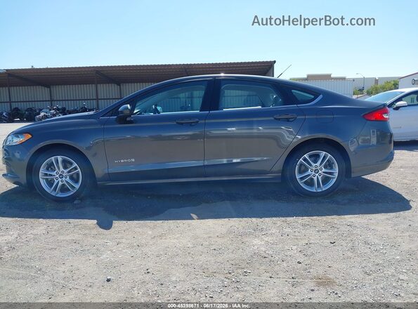 3FA6P0UU4JR243532 2018 FORD FUSION HYBRID Gray Սալոնի 360 աստիճան տեսք