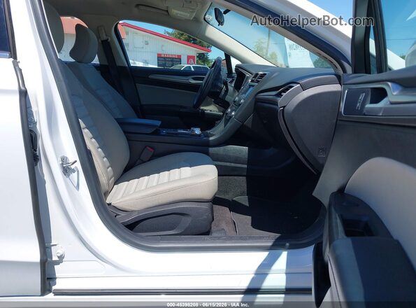 3FA6P0UU4JR243630 2018 FORD FUSION HYBRID White Սալոնի դիմացի տեսք