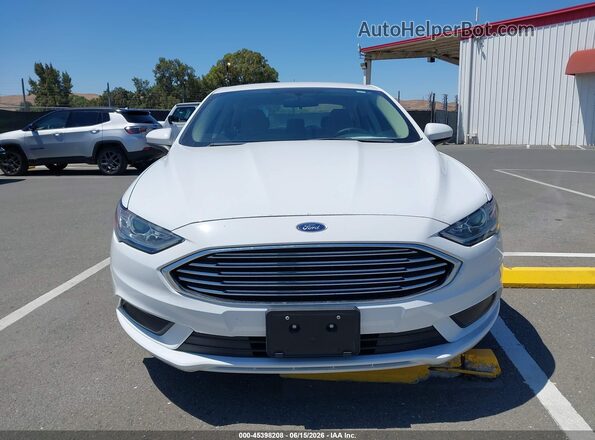 3FA6P0UU4JR243630 2018 FORD FUSION HYBRID White Սալոնի հետևի տեսք