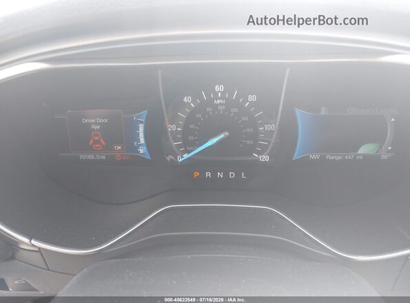 3FA6P0UU4JR279009 2018 FORD FUSION HYBRID Black Vista de los asientos traseros