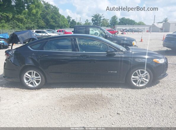 3FA6P0UU4JR279009 2018 FORD FUSION HYBRID Black Vista interior trasera