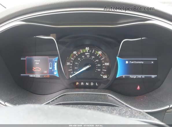 3FA6P0UU5JR142337 2018 FORD FUSION HYBRID Silver Rear seats view