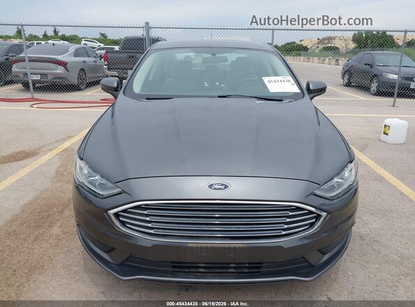 3FA6P0UU5JR235875 2018 FORD FUSION HYBRID Gray Սարքավորումների վահանակի տեսք