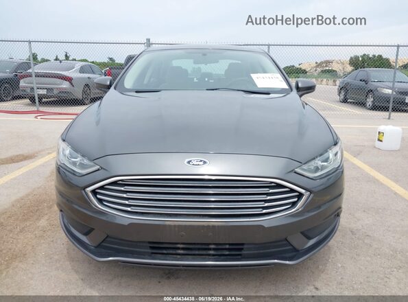3FA6P0UU5JR235875 2018 FORD FUSION HYBRID Gray Դիմացի տեսք