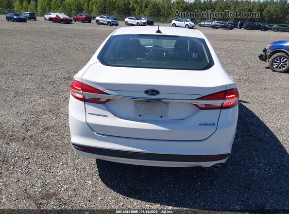 3FA6P0UU5JR235939 2018 FORD FUSION HYBRID White 