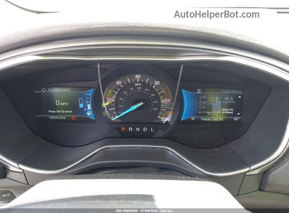 3FA6P0UU5JR243667 2018 FORD FUSION HYBRID Silver Vista de los asientos traseros