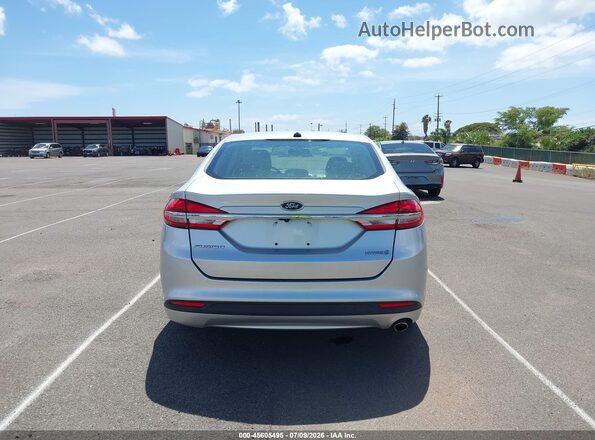 3FA6P0UU5JR243667 2018 FORD FUSION HYBRID Silver 