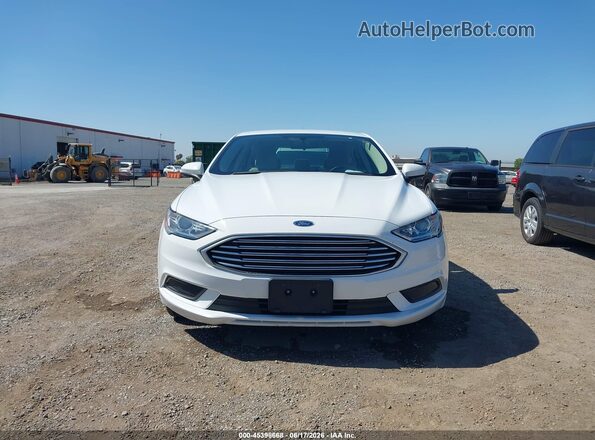 3FA6P0UU5JR254555 2018 FORD FUSION HYBRID White Սալոնի հետևի տեսք