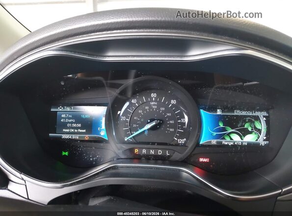 3FA6P0UU5JR271386 2018 FORD FUSION HYBRID Серебряный Вид задних сидений
