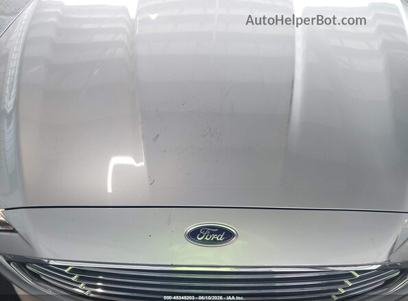 3FA6P0UU5JR271386 2018 FORD FUSION HYBRID Серебряный Вид задней части салона