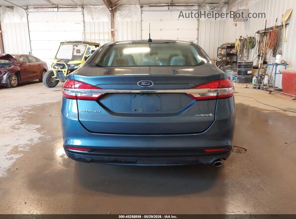3FA6P0UU5JR271453 2018 FORD FUSION HYBRID Blue 