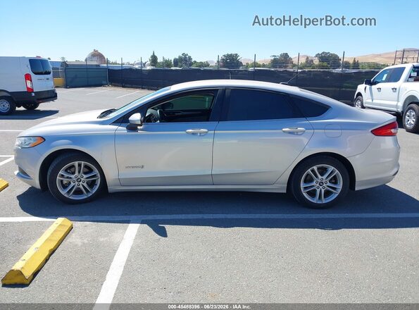 3FA6P0UU5JR271579 2018 FORD FUSION HYBRID Silver 