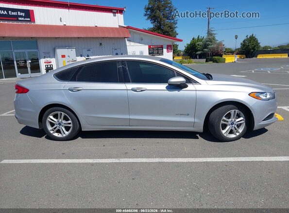 3FA6P0UU5JR271579 2018 FORD FUSION HYBRID Silver Սալոնի 360 աստիճան տեսք