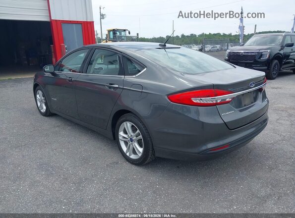 3FA6P0UU5JR278872 2018 FORD FUSION HYBRID Gray Հետևի ձախ
