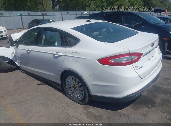3FA6P0UU6GR317798 2016 FORD FUSION HYBRID White Rear left