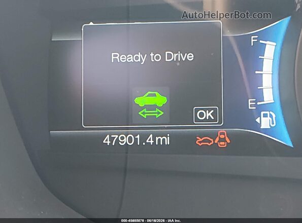 3FA6P0UU6JR209446 2018 FORD FUSION HYBRID Gold Rear seats view