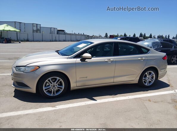 3FA6P0UU6JR209446 2018 FORD FUSION HYBRID Gold 