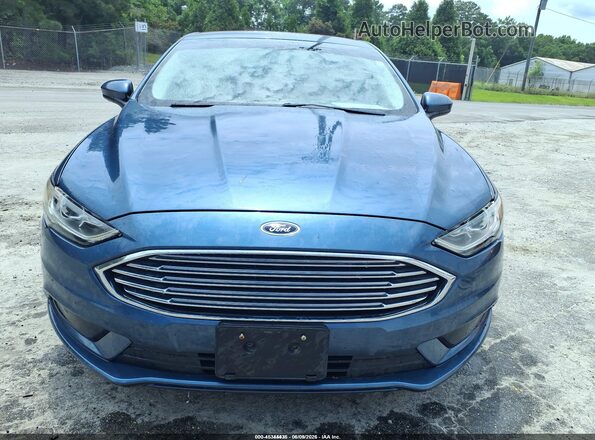 3FA6P0UU6JR235920 2018 FORD FUSION HYBRID Blue Սարքավորումների վահանակի տեսք