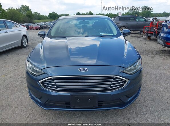 3FA6P0UU6JR235951 2018 FORD FUSION HYBRID Blue 