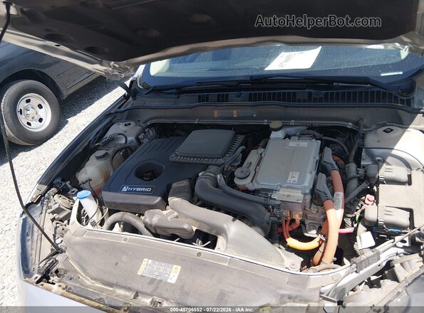 3FA6P0UU6JR271607 2018 FORD FUSION HYBRID Silver უკანა ხედი