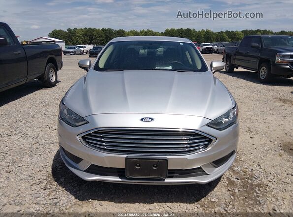 3FA6P0UU6JR271607 2018 FORD FUSION HYBRID Silver ხელსაწყოთა პანელის ხედი