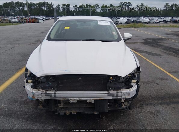 3FA6P0UU7JR100445 2018 FORD FUSION HYBRID White Widok wnętrza z tyłu