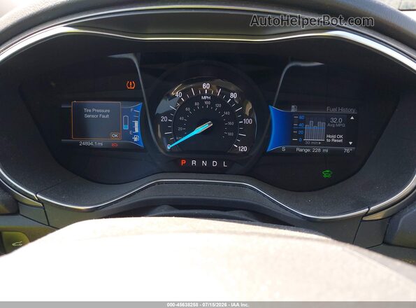 3FA6P0UU7JR122851 2018 FORD FUSION HYBRID Blue უკანა სავარძლების ხედი