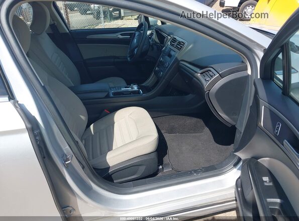 3FA6P0UU7JR212727 2018 FORD FUSION HYBRID Silver Vista interior delantera