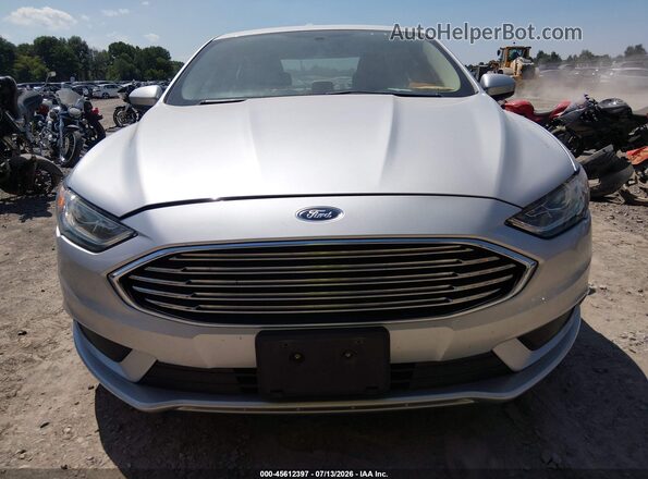 3FA6P0UU7JR254461 2018 FORD FUSION HYBRID Silver Вид щитка приладів