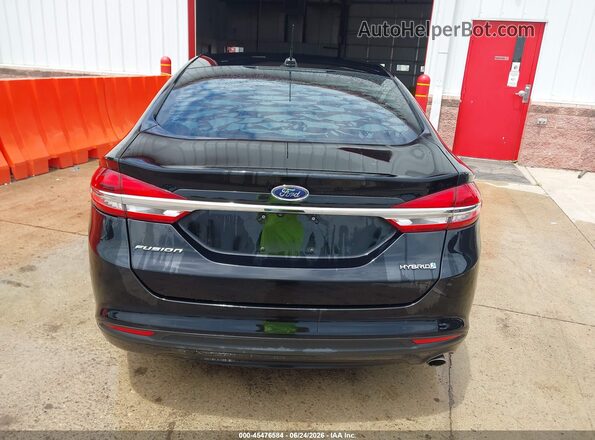 3FA6P0UU7JR271390 2018 FORD FUSION HYBRID Black 