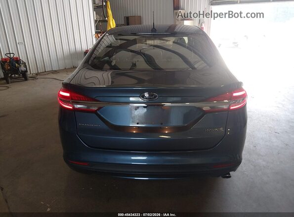 3FA6P0UU7JR278873 2018 FORD FUSION HYBRID Blue 