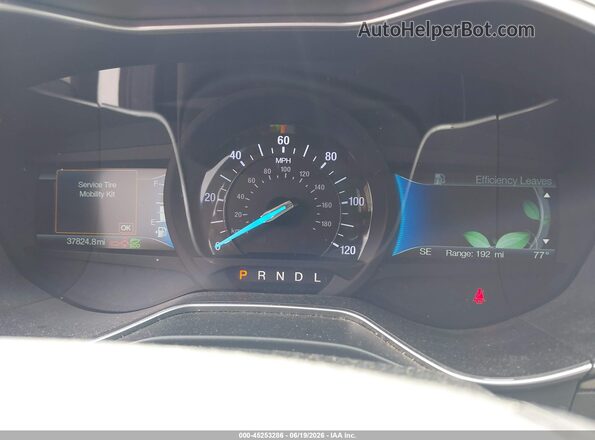 3FA6P0UU7JR278937 2018 FORD FUSION HYBRID White Հետևի նստատեղերի տեսք