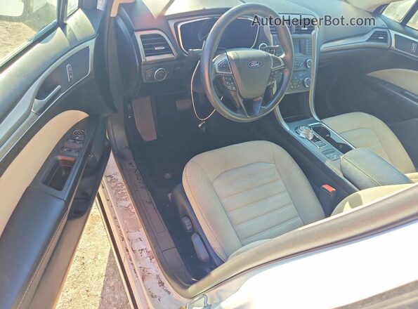 3FA6P0UU7JR282017 2018 FORD FUSION White Dashboard view