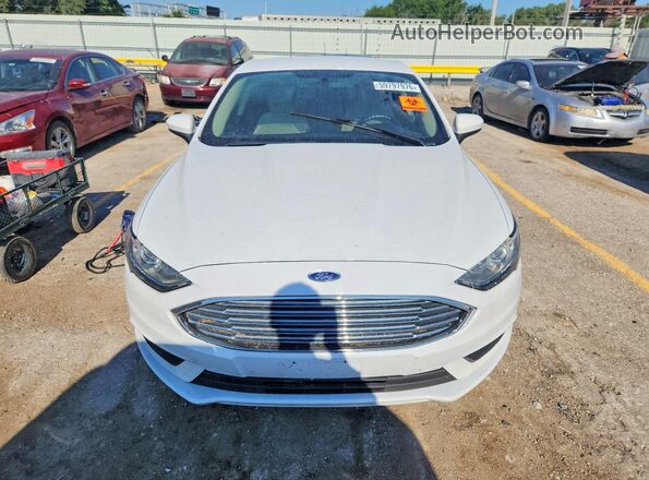 3FA6P0UU7JR282017 2018 FORD FUSION White Front view