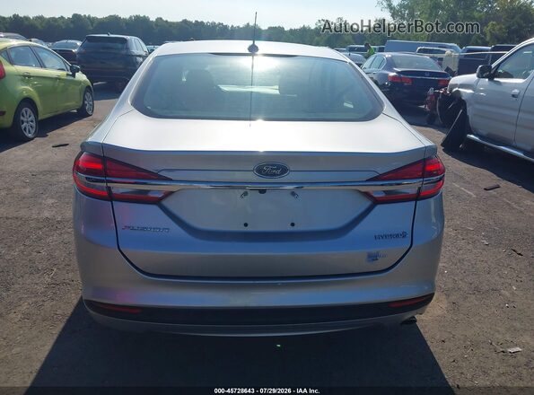 3FA6P0UU8HR360797 2017 FORD FUSION HYBRID Silver 