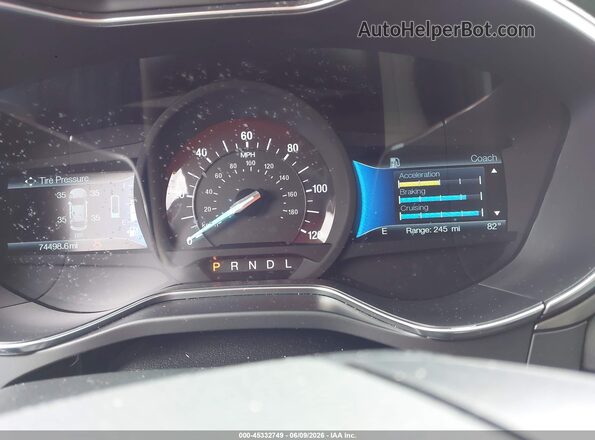 3FA6P0UU8JR100258 2018 FORD FUSION HYBRID Gray Вид задніх сидінь