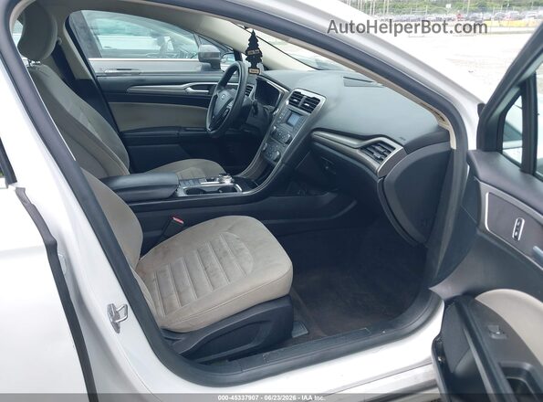 3FA6P0UU8JR122096 2018 FORD FUSION HYBRID White Սալոնի դիմացի տեսք