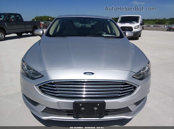 3FA6P0UU8JR122986 2018 FORD FUSION HYBRID Silver 