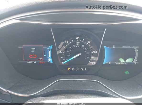3FA6P0UU8JR235773 2018 FORD FUSION HYBRID White Vista de los asientos traseros