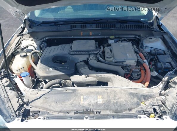 3FA6P0UU8JR235773 2018 FORD FUSION HYBRID White Vista trasera