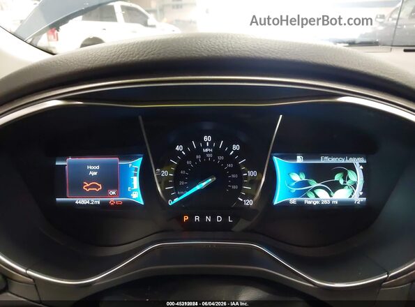 3FA6P0UU8JR235868 2018 FORD FUSION HYBRID Blue Widok tylnych siedzeń