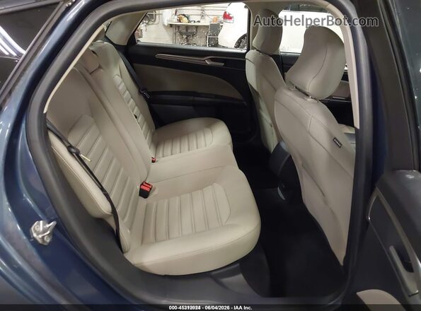 3FA6P0UU8JR235868 2018 FORD FUSION HYBRID Blue Widok naklejki z numerem VIN